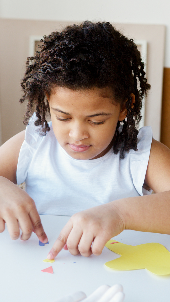 Kid Doing Some Artwork